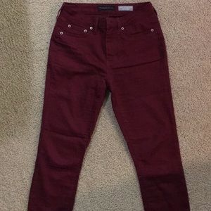 Maroon jeggings